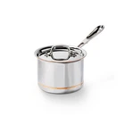 All-clad Copper Core 5-PLY Stainless Steel Sauce Pan 2 Quart Induction Oven Broi New. Price: $312.42.