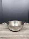 Tramontina 4 Qt. Tri-ply Clad Stainless Steel Universal Pan Only, Lid 82116 Used. Price: $35.00.