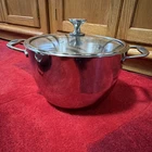 Princess House Ph Health Cook Solutions 10" Stainless Steel 6 Qt Dutch Oven Lid Used. Price: $65.00.