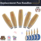 Creuset Pan Replacement Sturdy Wooden Handle With Stainless Steel Ferrule New. Price: $113.54.