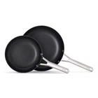 Calphalon 2PC Hard Anodized Aluminum Nonstick Fry Pan Set Black: 10" Stay-cool New. Price: $42.99.