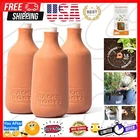 Back To The Roots Self-watering Terracotta Olla Pot (pack Of 3), 700ML Provides New. Price: $49.59.