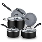 Home Pots And Pans Nonstick Kitchen Cookware Sets Include Saucepan Fry... New. Price: $78.51.