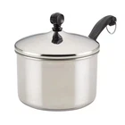 Farberware Stainless Steel Saucepan 2QT Classic Series Pot With Lid Durable New. Price: $30.08.