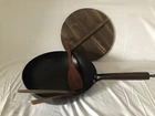 Brbrgo Carbon Steel Wok, 13 Inch Pan With Lid And Cookwares, 5 Piece Woks & New. Price: $34.99.