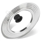 Universal Lid For Pots And Pans Skillets,pot Fit 8.2, 9, 10, 11, 12.5 New. Price: $22.76.