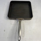 Calphalon Premier Hard-anodized Nonstick 11IN Square Grill Pan Metallic Used. Price: $20.00.