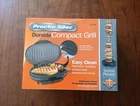 Proctor Silex Durable Compact Grill. Easy Clean Nonstick Surface. Black 120V. New. Price: $23.99.
