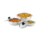Imusa 3PC Basic Caldero Set With Glass Lid: Aluminum Cookware, 6-PIECE, Electric New. Price: $41.99.