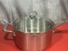 Chantal Slin 35-2035 Stainless Steel 3.5 Quart Qt Saucepan With Lid Used. Price: $99.99.