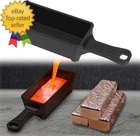 100 Oz Troy Ounce Cast Iron Loaf Bar Ingot Mold Crucible With Handle For Melting New. Price: $27.99.