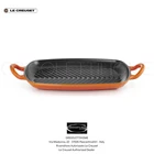Creuset Rectangular Grill Evolution In Cast Iron 30X27 Cm - Orange New. Price: $216.57.
