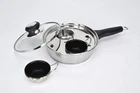Runzi 2 Cups Egg Poacher Pan - Stainless Steel Poached Cooker Silver New. Price: $43.99.