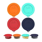 Round Silicone Storage Lid Covers - 1 Cup Replacement For Glass Bowls 4 Pack New. Price: $25.99.