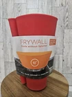 Frywall 10 Inch Splatter Protection Silicone Cooking Grease Guard Red New. Price: $18.00.