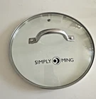 Simply Ming 9.5" Glass Skillet Pot Pan Cookware Replacement *lid Only* Used. Price: $9.88.