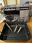 Calphalon Classic Hard-anodized 16X13 Roasting Pan With Charcoal Gray W/ Tools Used. Price: $38.99.