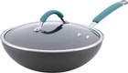 Cucina 11-INCH Hard-anodized Nonstick Stir Fry Pan With Agave Blue Handles New. Price: $96.99.