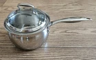 Belgique Tools Of The Trade 3 Quart Stainless Sauce Pan With Lid Used. Price: $24.99.