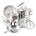 Farberware Millennium Stainless Steel Pots And Pans Set 10 Piece Induction New. Price: $263.95.