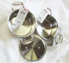 Two All-clad Specialty Stainless Steel Ramekin With Lid Oven Broiler Safe 600F New. Price: $54.99.