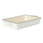 Crock-pot Artisan 13" Enameled Cast Iron Lasagna Pan Matte Linen White, Dur... New. Price: $72.66.