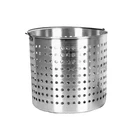 Thunder Group ALSKBK010 Aluminum Perforated Steamer Basket 80QT Pot New. Price: $86.58.