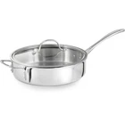 Calphalon 5003 Stainless Steel Saute Pan 10 Tri-ply 3-QUART W/lid Gas/induction Used. Price: $39.95.