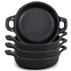 Ziliny Mini Cast Iron Skillets 5 X 1.3 Inch, Black New. Price: $43.39.