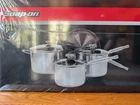 Brand New Box 2024 Snap-on 7 Piece Stainless Steel Cookware Set SSX24P125. Price: $375.00.