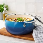 Pioneer Woman Harlow 12" Ceramic Non-stick Pan W/ Lid Oven Safe,free Shipping New. Price: $64.88.