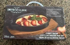 Smith Clark Ironworks Cast Au Gratin Pan Set 26OZ Skillet And Wood Trivet New. Price: $19.99.