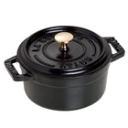 Staub Genuine Cast Iron 0.25 Qt Mini Round Cocotte Matte Black New. Price: $154.99.