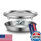 Wagensteiger Stainless Steel Mesh Tray Set With Drip Pan, Air Fryer Basket And New. Price: $51.98.