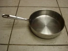 Emeril Pro-clad 10"X 2.5" Skillet Frying Saute Pan Stainless Steel No Lid Mint Used. Price: $60.00.