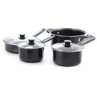 Better Chef 7 Pc Deluxe Non-stick Cookware Set In Black New. Price: $67.59.