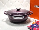 Creuset Marmite 22CM 2.7QT Fig Purple Enameled Cast Iron Dutch Oven Soup Pot New. Price: $330.00.