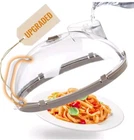 Gracenal Microwave Cover For Food, Clear Splatter With Handle Water... New. Price: $20.00.