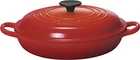Creuset Cast Iron Enamel Buffet Casserole 26 Cm Cherry Red Gas Induction Oven New. Price: $512.12.