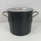 Commercial Aluminum Anodized Qt Stockpot #808 & Lid 310C Pre-calphalon Usa Used. Price: $28.95.