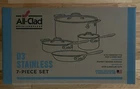 D3 7 Piece Stainless Steel Cookware Set Brand New Free Shipping. Price: $599.99.