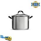 Tramontina 6QT Lock-n-drain Stainless Steel Covered Stock Pot Pasta Strainer Lid New. Price: $50.99.