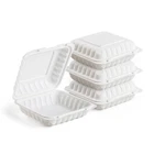 Northlight 250-COUNT Single Compartment Hinged White Take Out Containers 6" New. Price: $45.35.