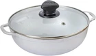 Imusa 2.6 Quart Cast Aluminum Caldero Dutch Oven Pot With Glass Lid 22CM Rice New. Price: $28.20.