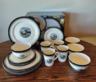 Gibson Everyday Hand Painted Durastone Wild Horses 16 Piece Dinnerware Set 2010. Price: $127.49.