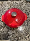Staub Cast Iron La Cocotte De Gohan 6.3 Inches 16CM Red Cherry Rice Cooker Used. Price: $110.00.