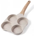 Carote Egg Omelette Pan, 4-CUP Nonstick Granite Skillet Pancake New. Price: $8.18.