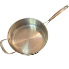 Cuisinart 7335-26HG 3.5 Qt Induction Ready Stainless Steel Saute Pan Used. Price: $19.99.