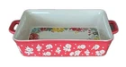 Pioneer Woman Fancy Flourish 7" X 10" Rectangular Stoneware Baking Dish. Price: $40.00.