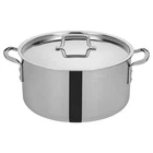 Winco TGSP-20 Tri-gen Induction-ready Qt. Stock Pot W/ Cover New. Price: $223.47.